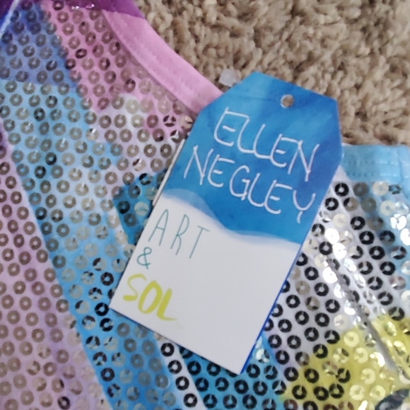 Ellen Negley sequined tank NWT size small - Picture 3 of 5